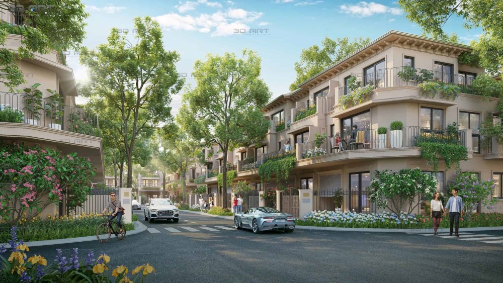 Cơ cấu sản phẩm tại dự án Sol Garden Thủy Nguyên – Nhóm biệt thự cao cấp