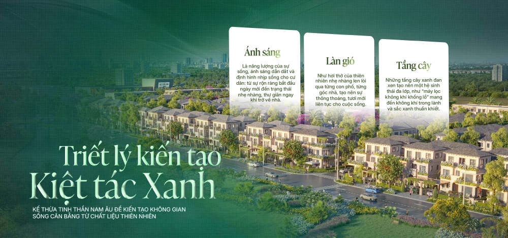 Mang hơi thở Nam Âu về phố Cảng: Phong cách thiết kế dự án Sol Garden Thủy Nguyên độc đáo như thế nào?