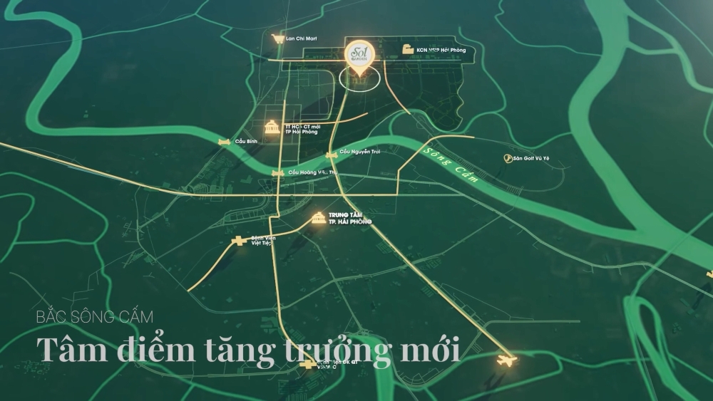 Shophouse Sol Garden Thủy Nguyên sở hữu lợi thế từ trung tâm hành chính mới của Hải Phòng
